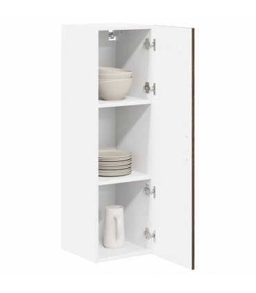 vidaXL Wall Cabinet LUCCA Brown Oak 30 x 31 x 100 cm Engineered Wood — Model: 1x wall cabinet (1 door)