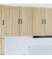 vidaXL Wall Cabinet LUCCA Sonoma Oak 40 x 31 x 80 cm Engineered Wood — Model: 1x wall cabinet (1 door)