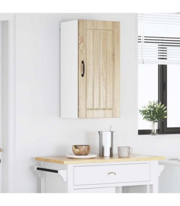 vidaXL Wall Cabinet LUCCA Sonoma Oak 40 x 31 x 80 cm Engineered Wood — Model: 1x wall cabinet (1 door)