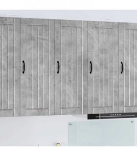 vidaXL Wall Cabinet LUCCA Concrete Grey 40 x 31 x 100 cm — Model: 1x wall cabinet (1 door)