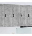 vidaXL Wall Cabinet LUCCA Concrete Grey 40 x 31 x 100 cm — Model: 1x wall cabinet (1 door)