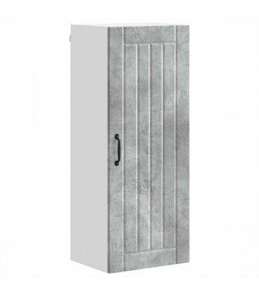 vidaXL Wall Cabinet LUCCA Concrete Grey 40 x 31 x 100 cm — Model: 1x wall cabinet (1 door)
