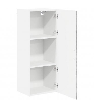 vidaXL Wall Cabinet LUCCA Concrete Grey 40 x 31 x 100 cm — Model: 1x wall cabinet (1 door)