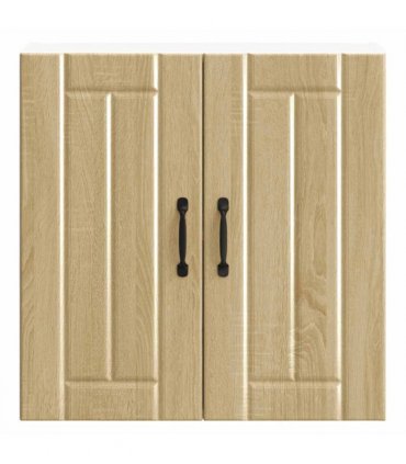 vidaXL Kitchen Wall Cabinet Lucca Sonoma Oak Engineered Wood — Size: 60 x 31 x 60 cm, Model: 1x wall cabinet (2 doors)