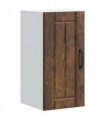 vidaXL Kitchen Wall Cabinet Lucca Smoked Oak Engineered Wood — Size: 30 x 31 x 60 cm, Model: 1x wall cabinet (1 door)