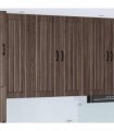 vidaXL Wall Cabinet LUCCA Brown Oak 80 x 31 x 100 cm Engineered Wood — Model: 1x wall cabinet (2 doors)