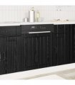 vidaXL Dishwasher Panel LUCCA Black Oak 60 x 1.5 x 57 cm — Size: 60 x 1.5 x 67 cm, Model: 1x dishwasher panel