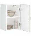 vidaXL Kitchen Wall Cabinet Lucca Grey Sonoma Engineered Wood — Size: 40 x 31 x 60 cm, Model: 1x wall cabinet (1 door)
