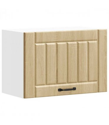 vidaXL Kitchen Wall Cabinet Lucca Sonoma Oak Engineered Wood — Size: 60 x 31 x 40 cm, Model: 1x wall cabinet (1 flap door)