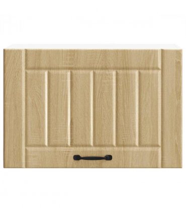 vidaXL Kitchen Wall Cabinet Lucca Sonoma Oak Engineered Wood — Size: 60 x 31 x 40 cm, Model: 1x wall cabinet (1 flap door)