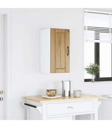 vidaXL Kitchen Wall Cabinet Lucca Artisan Oak Engineered Wood — Size: 30 x 31 x 60 cm, Model: 1x wall cabinet (1 door)