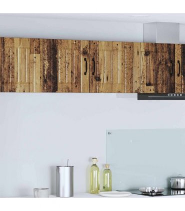 vidaXL Wall Cabinet LUCCA Old Wood 80 x 31 x 40 cm Engineered Wood — Model: 1x wall cabinet (2 doors)