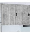 vidaXL Wall Cabinet LUCCA Concrete Grey 80 x 31 x 100 cm — Model: 1x wall cabinet (2 doors)