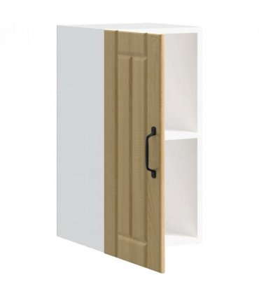 vidaXL Kitchen Wall Cabinet Lucca Sonoma Oak Engineered Wood — Size: 30 x 31 x 60 cm, Model: 1x wall cabinet (1 door)