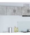 vidaXL Wall Cabinet LUCCA 2 pcs Concrete Grey 40 x 31 x 40 cm — Model: 2x wall cabinet (1 door)