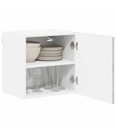 vidaXL Wall Cabinet LUCCA 2 pcs Concrete Grey 40 x 31 x 40 cm — Model: 2x wall cabinet (1 door)