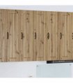 vidaXL Wall Cabinet LUCCA Artisan Oak 30 x 31 x 100 cm Engineered Wood — Model: 1x wall cabinet (1 door)