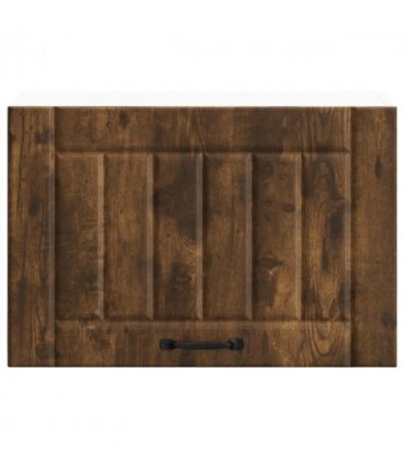 vidaXL Kitchen Wall Cabinet Lucca Smoked Oak Engineered Wood — Size: 60 x 31 x 40 cm, Model: 1x wall cabinet (1 flap door)