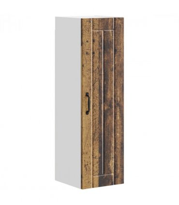 vidaXL Wall Cabinet LUCCA Old Wood 30 x 31 x 100 cm Engineered Wood — Model: 1x wall cabinet (1 door)