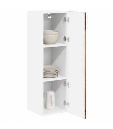 vidaXL Wall Cabinet LUCCA Old Wood 30 x 31 x 100 cm Engineered Wood — Model: 1x wall cabinet (1 door)