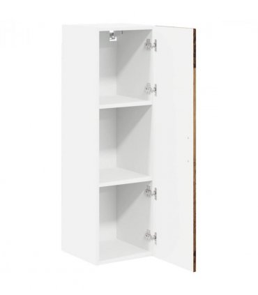 vidaXL Wall Cabinet LUCCA Old Wood 30 x 31 x 100 cm Engineered Wood — Model: 1x wall cabinet (1 door)