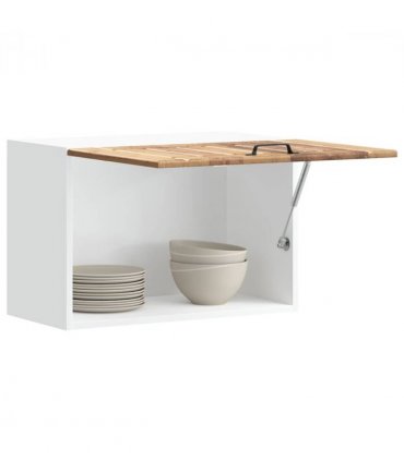 vidaXL Kitchen Wall Cabinet Lucca Old Wood Engineered Wood — Size: 60 x 31 x 40 cm, Model: 1x wall cabinet (1 flap door)