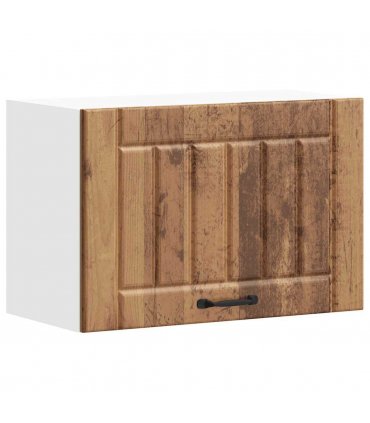 vidaXL Kitchen Wall Cabinet Lucca Old Wood Engineered Wood — Size: 60 x 31 x 40 cm, Model: 1x wall cabinet (1 flap door)