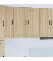 vidaXL Wall Cabinet LUCCA Sonoma Oak 80 x 31 x 80 cm Engineered Wood — Model: 1x wall cabinet (2 doors)