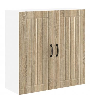 vidaXL Wall Cabinet LUCCA Sonoma Oak 80 x 31 x 80 cm Engineered Wood — Model: 1x wall cabinet (2 doors)