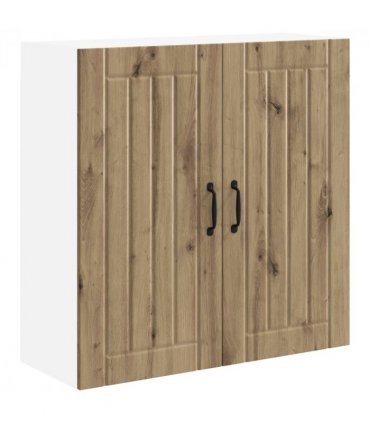 vidaXL Wall Cabinet LUCCA Artisan Oak 80 x 31 x 80 cm Engineered Wood — Model: 1x wall cabinet (2 doors)