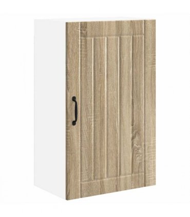 vidaXL Wall Cabinet LUCCA Sonoma Oak 50 x 31 x 80 cm Engineered Wood — Model: 1x wall cabinet (1 door)