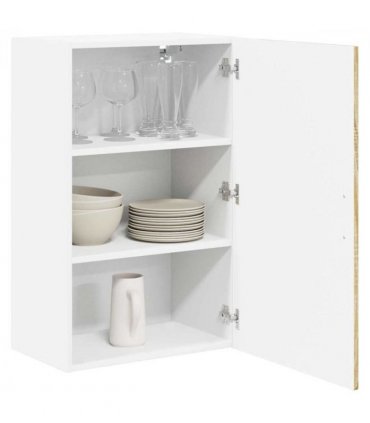 vidaXL Wall Cabinet LUCCA Sonoma Oak 50 x 31 x 80 cm Engineered Wood — Model: 1x wall cabinet (1 door)