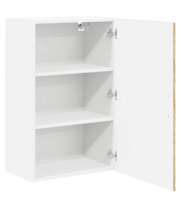 vidaXL Wall Cabinet LUCCA Sonoma Oak 50 x 31 x 80 cm Engineered Wood — Model: 1x wall cabinet (1 door)