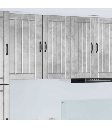vidaXL Wall Cabinet LUCCA Concrete Grey 40 x 31 x 80 cm — Model: 1x wall cabinet (1 door)
