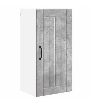 vidaXL Wall Cabinet LUCCA Concrete Grey 40 x 31 x 80 cm — Model: 1x wall cabinet (1 door)