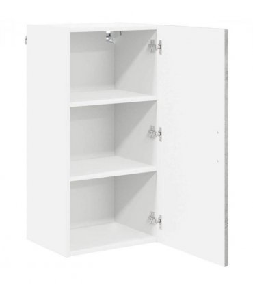 vidaXL Wall Cabinet LUCCA Concrete Grey 40 x 31 x 80 cm — Model: 1x wall cabinet (1 door)