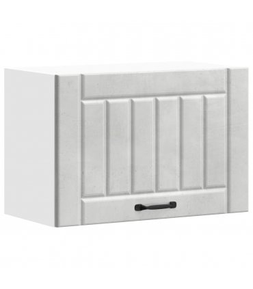 vidaXL Kitchen Wall Cabinet Lucca Concrete Grey Engineered Wood — Size: 60 x 31 x 40 cm, Model: 1x wall cabinet (1 flap door)