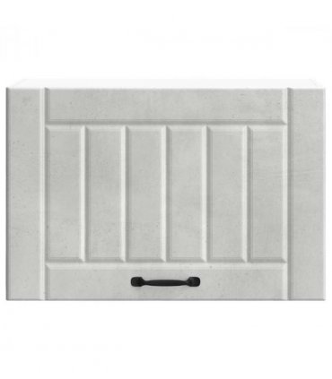 vidaXL Kitchen Wall Cabinet Lucca Concrete Grey Engineered Wood — Size: 60 x 31 x 40 cm, Model: 1x wall cabinet (1 flap door)