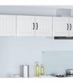 vidaXL Wall Cabinet LUCCA High Gloss White 80 x 31 x 40 cm — Model: 1x wall cabinet (2 doors)