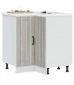 vidaXL Kitchen Cor — Colour: concrete grey, Size: 75.5 x 75.5 x 81.5 cm, Model: 1x corner bottom cabinet (2 doors) — V0672053784