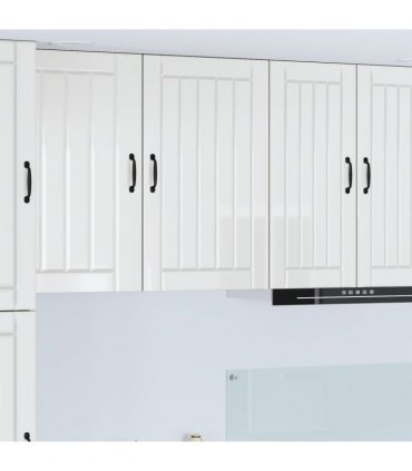 vidaXL Wall Cabinet LUCCA High Gloss White 50 x 31 x 80 cm — Model: 1x wall cabinet (1 door)
