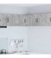 vidaXL Wall Corner Cabinet LUCCA Concrete Grey 57 x 57 x 40 cm — Model: 1x wall corner cabinet