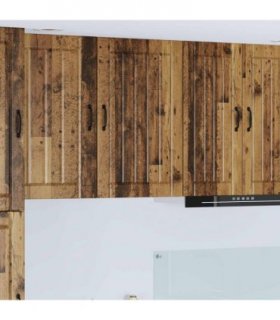 vidaXL Wall Cabinet LUCCA Old Wood 50 x 31 x 80 cm Engineered Wood — Model: 1x wall cabinet (1 door)