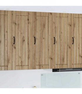 vidaXL Wall Cabinet LUCCA Artisan Oak 40 x 31 x 100 cm Engineered Wood — Model: 1x wall cabinet (1 door)