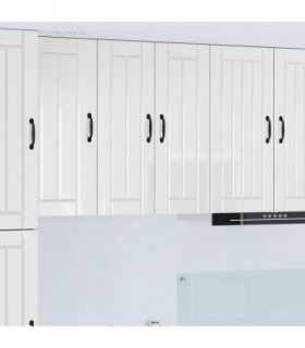vidaXL Kitchen Cabinet High Gloss White 60 x 31 x 80 cm — Model: 1x wall glass cabinet (2 doors)