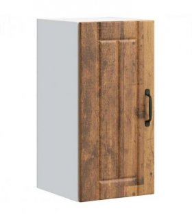vidaXL Kitchen Wall Cabinet Lucca Old Wood Engineered Wood — Size: 30 x 31 x 60 cm, Model: 1x wall cabinet (1 door)