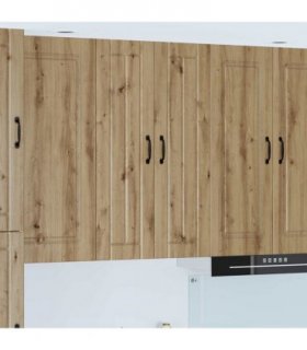 vidaXL Wall Cabinet LUCCA Artisan Oak 60 x 31 x 100 cm Engineered Wood — Model: 1x wall cabinet (2 doors)