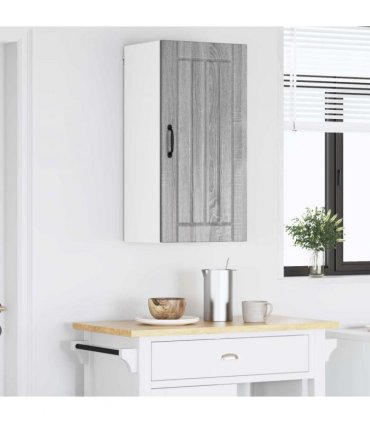 vidaXL Wall Cabinet LUCCA Grey Sonoma 40 x 31 x 80 cm Engineered Wood — Model: 1x wall cabinet (1 door)