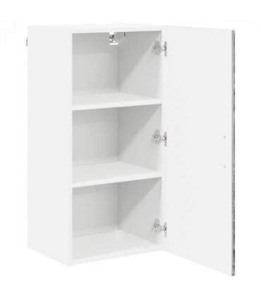 vidaXL Wall Cabinet LUCCA Grey Sonoma 40 x 31 x 80 cm Engineered Wood — Model: 1x wall cabinet (1 door)