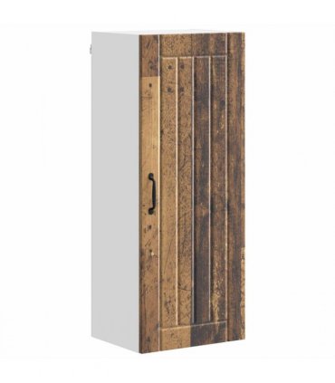 vidaXL Wall Cabinet LUCCA Old Wood 40 x 31 x 100 cm Engineered Wood — Model: 1x wall cabinet (1 door)